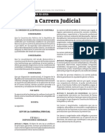 Ley de La Carrera Judicial