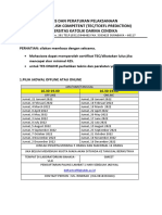 Jadwal Dan Teknis Pelaksanaan Tec 2022