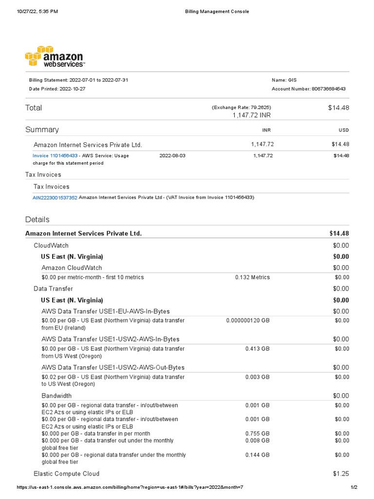 Billing management console pdf invoice computer engineering