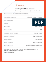 Invoice: Struk Pembayaran Tagihan Multi Finance