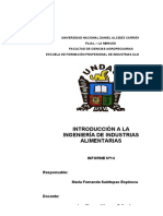 Informe Elaboración de Queso