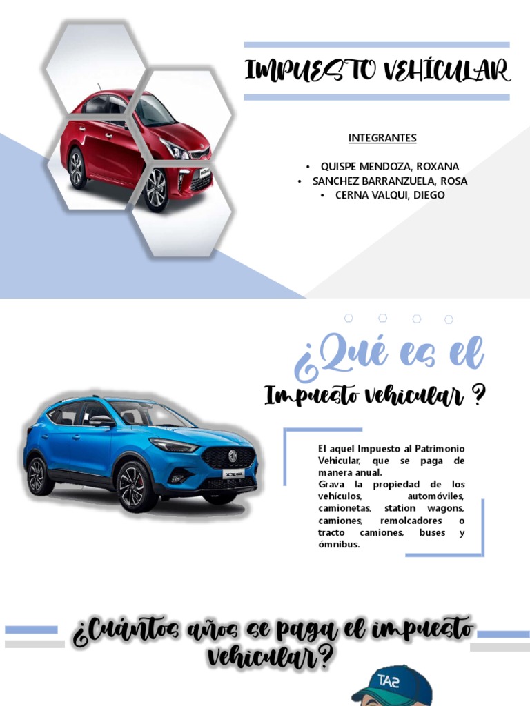 Impuesto Vehicular: Cálculo y Requisitos | PDF | Impuestos | Justicia