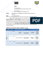 Informe anual de actividades del área de DPCC 2022