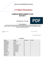 2010-2011 Campus Improvement Plan - Las Colinas