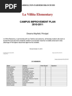 2010-2011 Campus Improvement Plan - La Villita