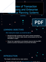 COMPAI - Chapter 2 Transaction Processing Overview and ERP