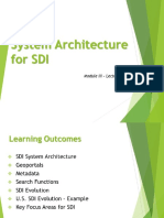 SDI Module III - System Architecture For SDI