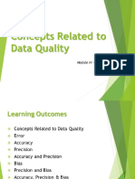 SDI Module IV - Concepts Related To Data Quality