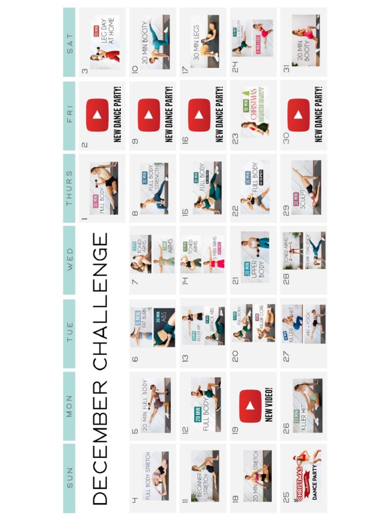 Madfit December Challenge | PDF