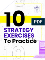 10 Strategy Exercises To Practice
