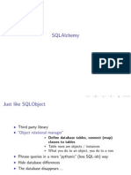 SQL Alchemy Advanced Python NBN 2007