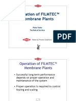 4 - Operation of FILMTEC™ Membrane Plants