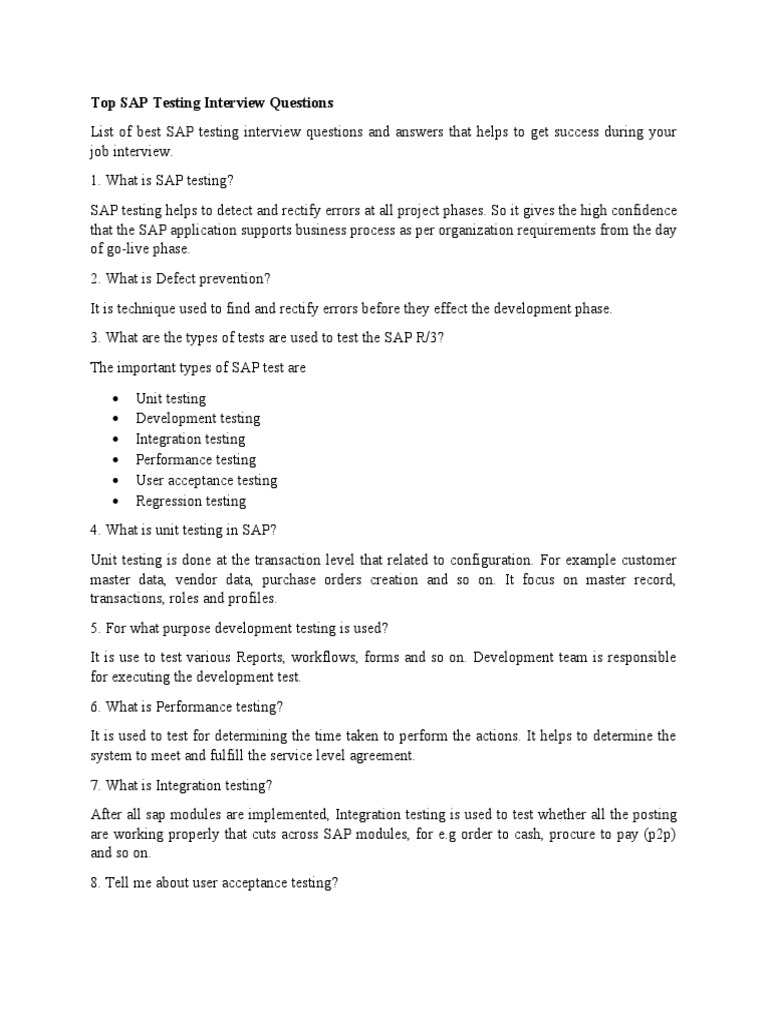 4-types-of-testing-in-sap-pdf-software-testing-business