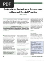 An Audit On Periodontal Assessment in General Dental Practice (Dental Update, Vol. 29, Issue 7) (2002)