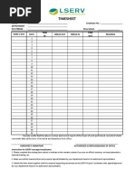 Breaktime Pass Monitoring Sheet | PDF