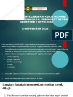 Taklimat Kerja Kursus PP Peringkat Kolej 2 September 2022
