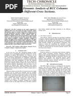 Research On Dynamic Analysis of RCC Columns With Different Cross Sections