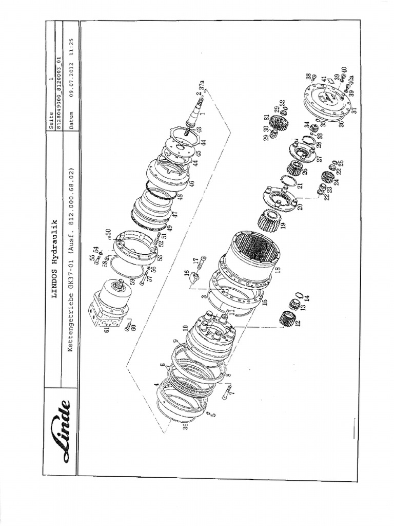 GK 37 (812 ... ) Редуктор хода | PDF
