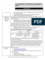 Appendix 5b Writing Assessment Criteria Standards