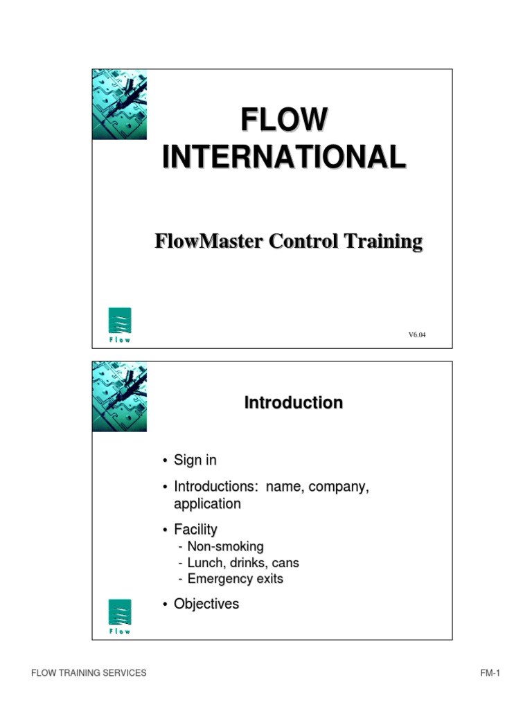 FlowMaster 6 Student Handbook PDF Icon Valve