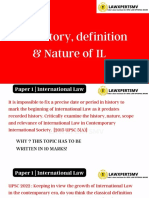 IL. Nature, Definition and History