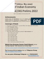 May 2022 Edition Crux of Indian Economy For UPSC Prelims 2022 Exam