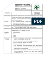 SOP PENGAMBILAN SAMPEL SPUTUM BTA