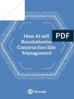 White Paper How AI Will Revolutionise Construction Site Management