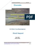 Final Geophysical Report