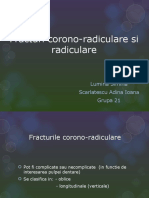 Fracturi Corono-Radiculare Si Radiculare