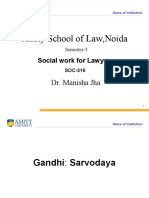 Gandhi & Sarvodaya