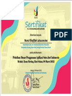 Sertifikat - Papuabarat - Nurul Khofifah Latuconsina