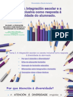 Bloque I. Tema 2. A Integraciã N Escolar e A Escola Inclusiva Como Resposta Ã¡ Diversidade Do Alumnado