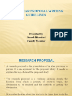 BBS 4TH YEAR PROPOSAL WRITING GUIDELINES