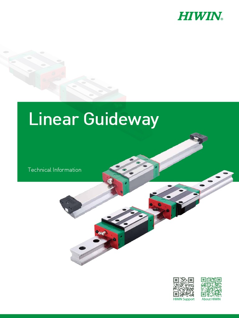 HIWIN Linear Guideway PDF Friction Stress (Mechanics)