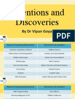 Inventions and Discoveries