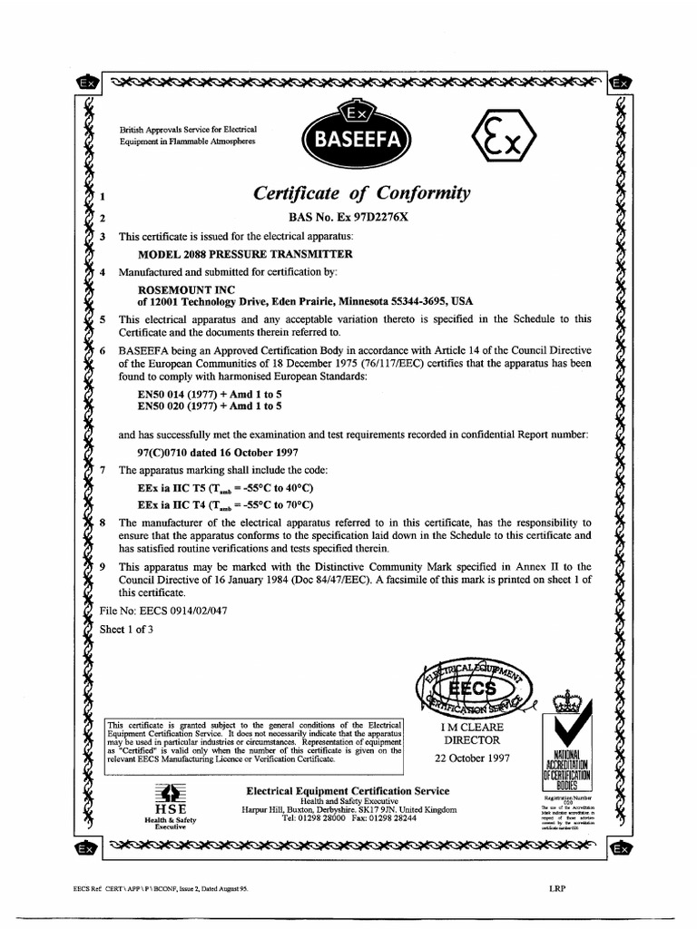 Bas 97D2276X | PDF