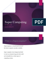 Super Computing: Byrisajtr S3 Ece, Roll 50