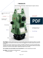 1.03 Cours Théodolite Organes Et Mise en Station