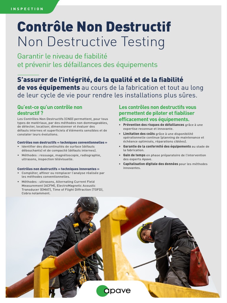 CND Controle Non Destructif | PDF | Contrôle non destructif | Soudage