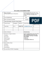 Know Your Customer Form (Kyc)