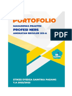 PORTOFOLIO MAHASISWA PRAKTEK PROFESI NERS