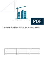 Programa de Exposicion Ocupacional A Ruido Prexor