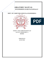 Cs431 CD Lab Manual - Knpy PDF