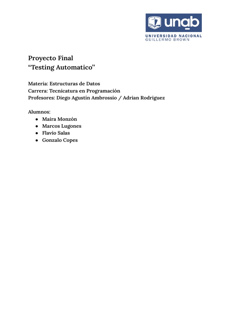 Testing Automático en Python con Pytest | PDF | Prueba (evaluación ...
