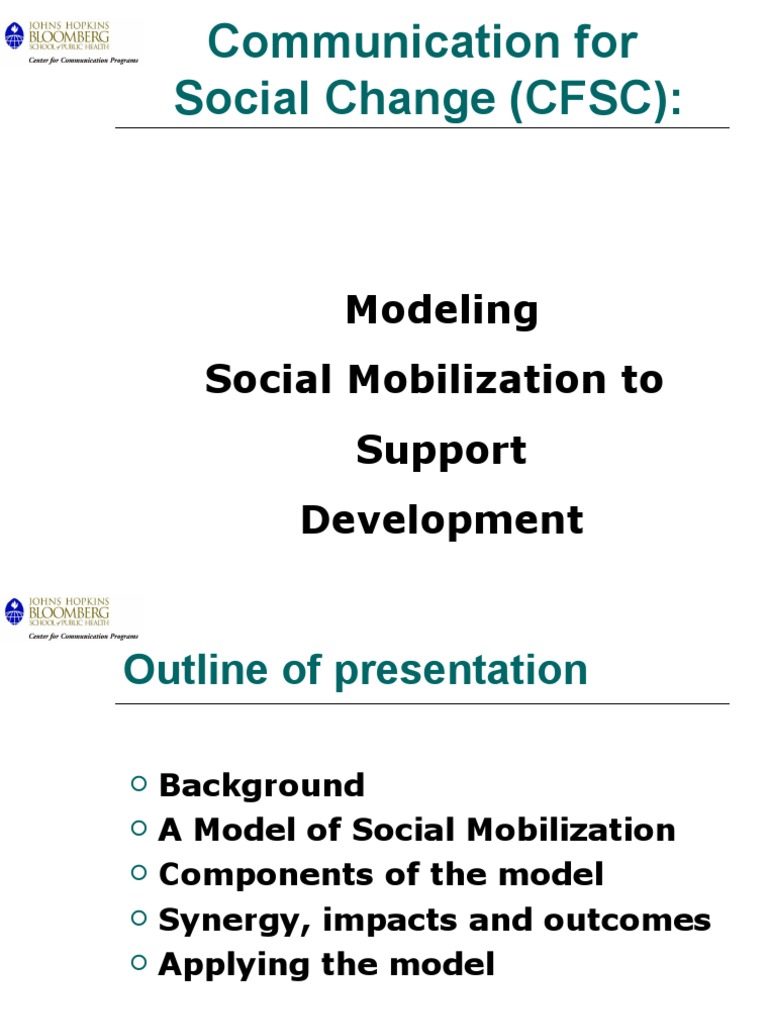 Communication For Social Change | PDF | Communication | Community