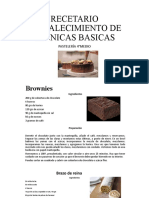 Recetario Fortalecimiento de Técnicas Basicas