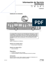 Información de Servicio Autobuses: Calefactor