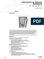 Información de Servicio Autobuses: Equipo Interior