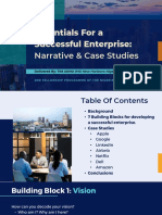 Essentials For A Successful Enterprise Narrative & Case Studies